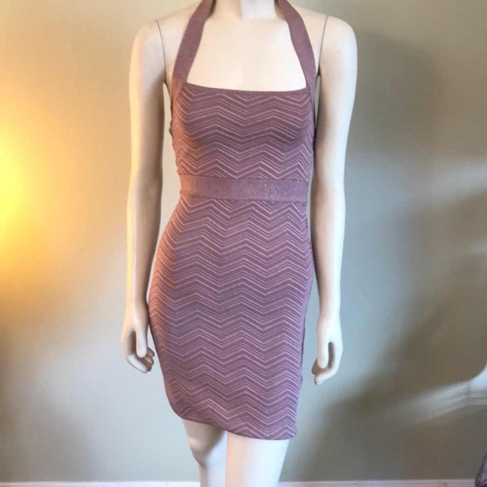 “New Arrivals” Brand-new W/O tag women’ Bebe Bandage Mini Dress Backless Dress.